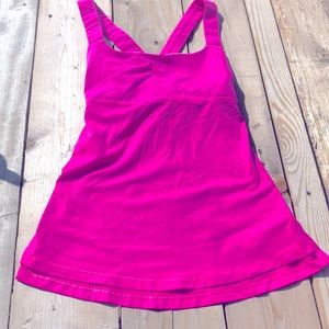 Pink Lululemon Yoga Top